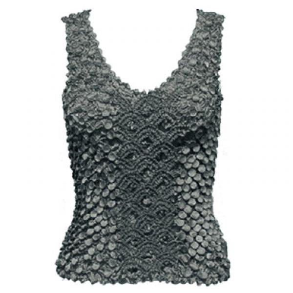 Wholesale 600 - Coin Fishscale - Tank Top Dark Grey - One Size Fits Most