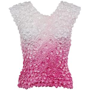 606 - Coin Fishscale - Sleeveless Variegated Coral - One Size Fits Most