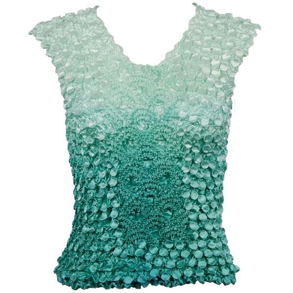 Wholesale 606 - Coin Fishscale - Sleeveless Variegated Seafoam - One Size Fits Most
