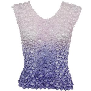 606 - Coin Fishscale - Sleeveless Variegated Violet - One Size Fits Most