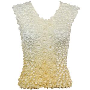 606 - Coin Fishscale - Sleeveless Variegated Maize - One Size Fits Most