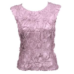 647 - Sleeveless Origami Tops Solid Lilac - One Size Fits Most