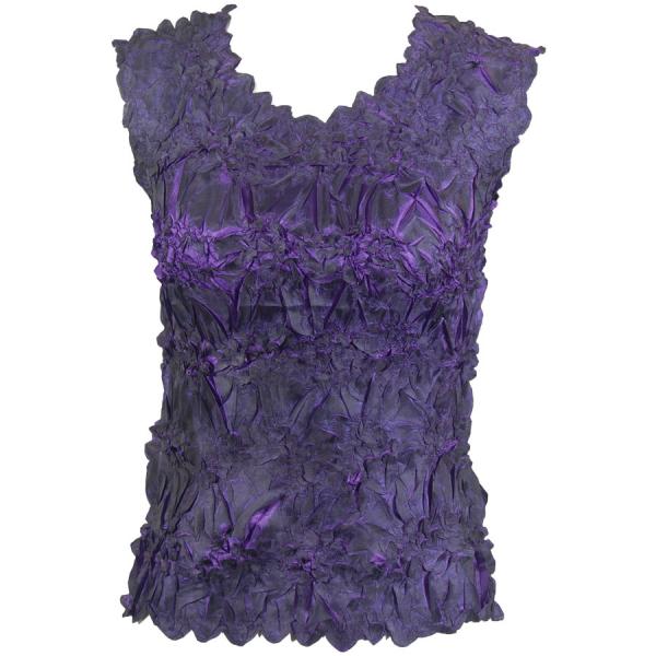 Wholesale 647 - Sleeveless Origami Tops Black - Purple<br>
Sleeveless Origami Top - One Size Fits Most