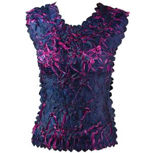 647 - Sleeveless Origami Tops Midnight - Orchid - One Size Fits Most
