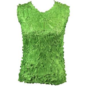 647 - Sleeveless Origami Tops Green Apple - Light Green - One Size Fits Most