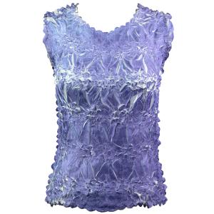 647 - Sleeveless Origami Tops Violet - White - One Size Fits Most