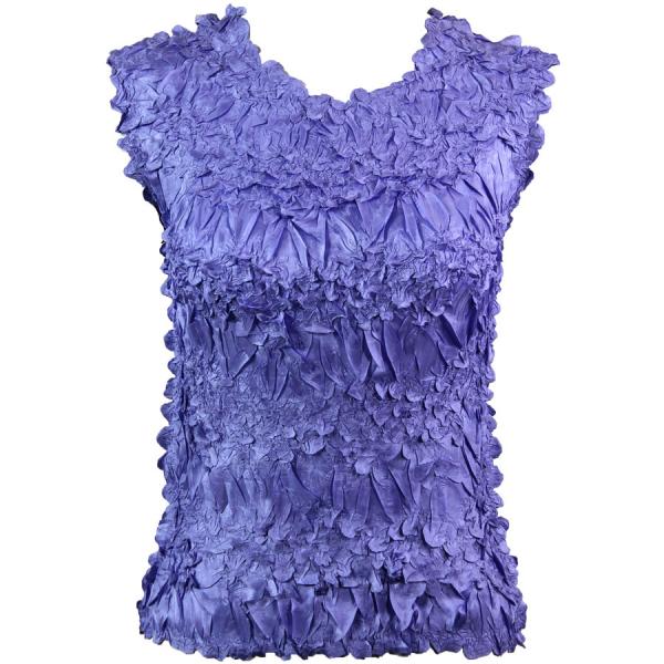 Wholesale 647 - Sleeveless Origami Tops Solid Violet - One Size Fits Most