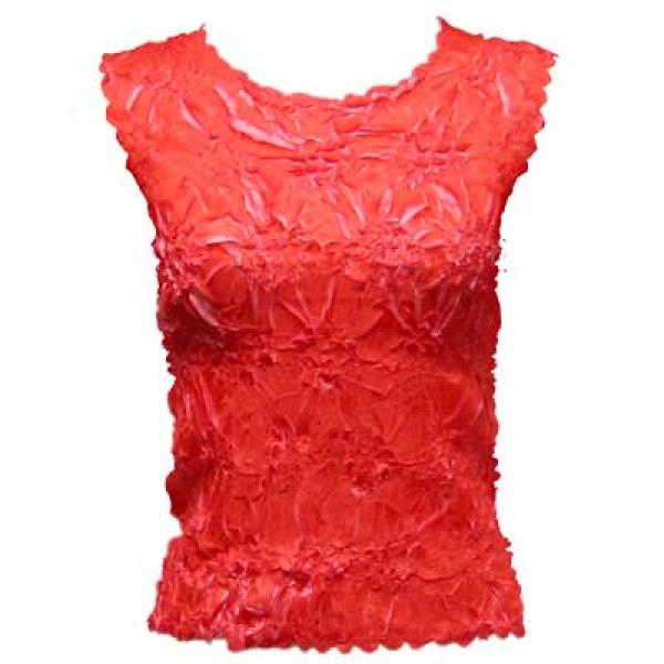 Wholesale 647 - Sleeveless Origami Tops Scarlet - Flamingo - One Size Fits Most