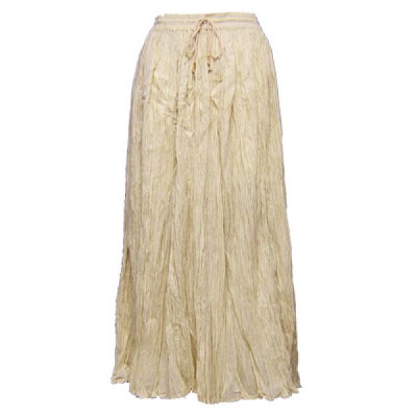 wholesale Skirts - Long Cotton Broomstick with Pocket 503 Solid Beige - 