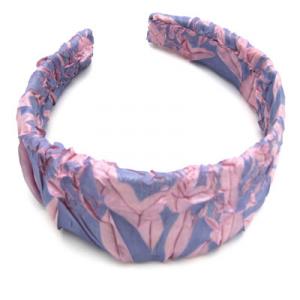 649 - Fabric Covered Headbands  ORG - Lilac-Carnation<BR> Origami Headband - 