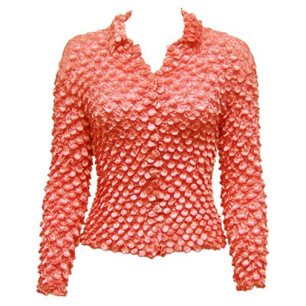 Wholesale 691 - Coin Style - Cardigan Vivid Tangerine - One Size Fits Most