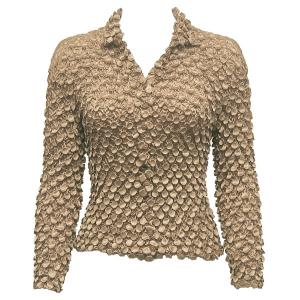 691 - Coin Style - Cardigan Champagne - One Size Fits Most