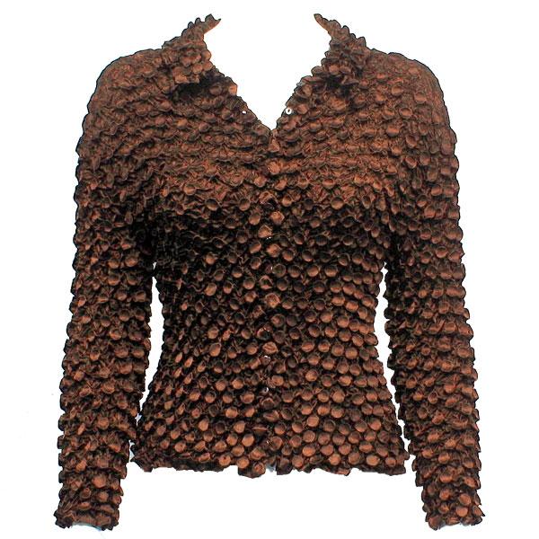 Wholesale 691 - Coin Style - Cardigan Brown - One Size Fits Most