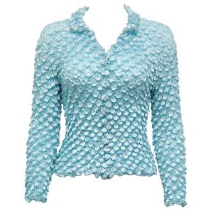 691 - Coin Style - Cardigan Sky Blue - One Size Fits Most