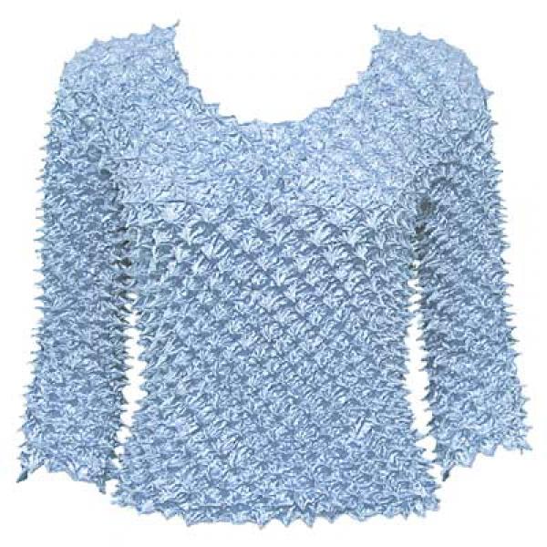 Wholesale 728 - Spike Top- 3/4 Sleeve Sky Blue Spike Top- Three Quarter Sleeve - One Size Fits Most