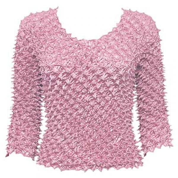 Wholesale 728 - Spike Top- 3/4 Sleeve Dusty Pink Spike Top- Three Quarter Sleeve - One Size Fits Most