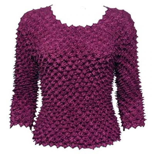 Wholesale 728 - Spike Top- 3/4 Sleeve Eggplant Spike Top- Three Quarter Sleeve - One Size Fits Most