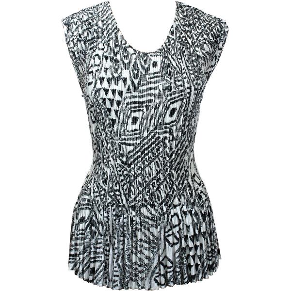 Wholesale 1317 - Satin Mini Pleats Cap Sleeve Dresses Abstract Dash Designs Satin Mini Pleat - Cap Sleeve V-Neck - One Size Fits Most