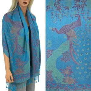 Wholesale 773 - Pashmina Style Shawls Peacock - 11 - 