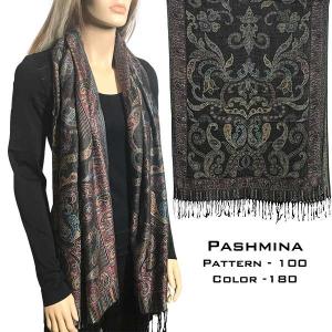 Wholesale  Regal Paisley 100-180 <br> Pashmina Style Shawl - 