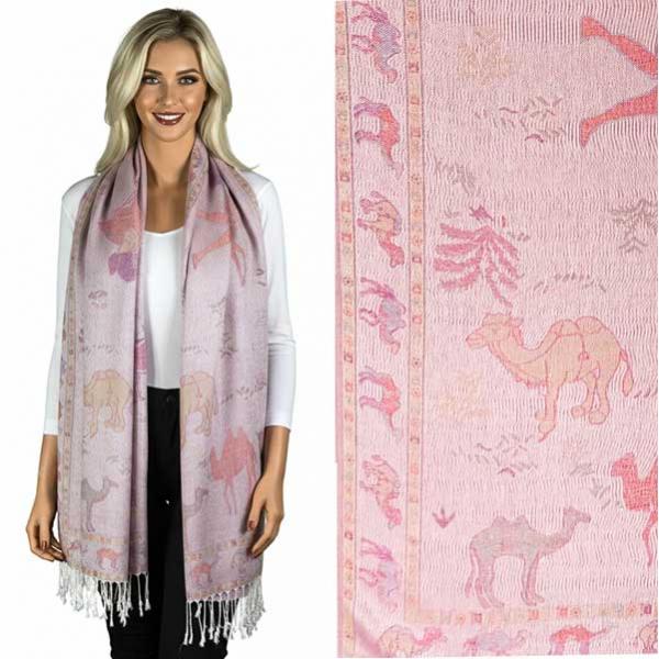 wholesale 773/T - Pashmina Style Shawls Camel Caravan - 09 - 
