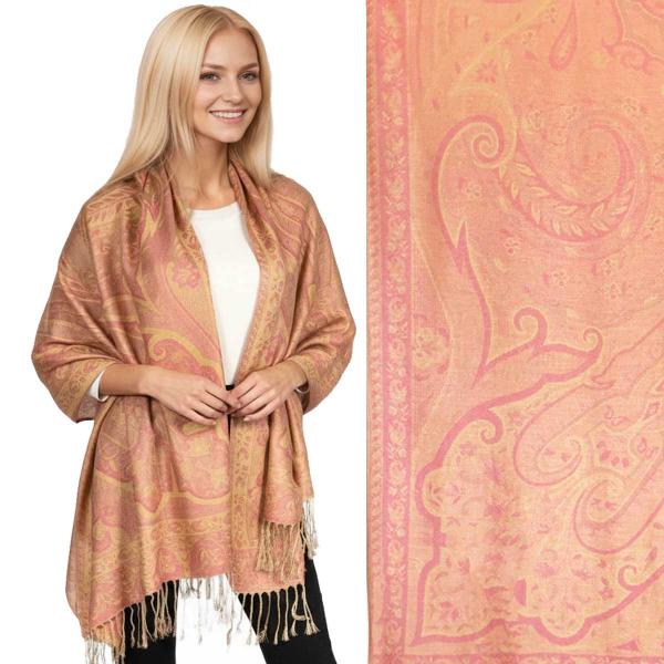 wholesale 773/T - Pashmina Style Shawls Arrow Paisley - 01 - 