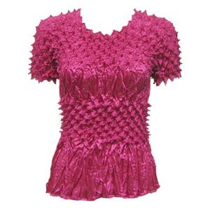 792 - Pineapple Spike - Short Sleeve Magenta - One Size Fits Most