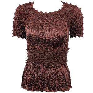 Wholesale 792 - Pineapple Spike - Short Sleeve Chestnut - One Size Fits Most