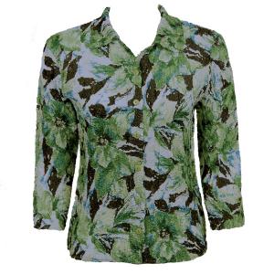 925 - Ultra Light Crush Blouses  Tropical Green - One Size Fits Most