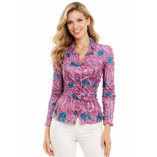 wholesale 929 - Pineapple Spike Cardigan Fuchsia Garden - One Size Fits Most