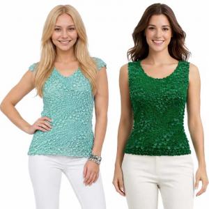 Wholesale 1158 
Pinpoint Coin Sleeveless