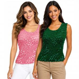 Wholesale 1158 
Pinpoint Coin Sleeveless