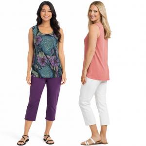 Wholesale 1246 <p>Sleeveless Slinky Tops