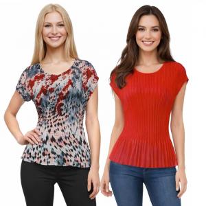 1290 <p> Georgette Mini Pleat<p> Cap Sleeve