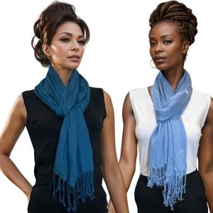 Wholesale 100 - Cotton/Silk Blend Scarves