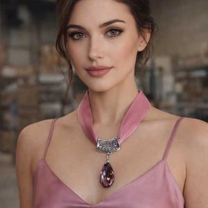 1818<p>Satin Magnetic Clasp Necklaces