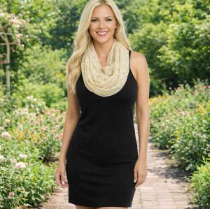 Wholesale 4113 <p>Diamond Lace Infinity Scarves