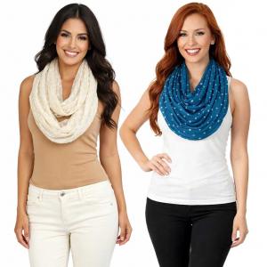 Wholesale 3059<p>Stars Infinity Scarves