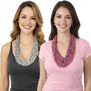 Wholesale 2503<p>Magnetic Confetti Thread Necklace