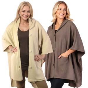 Wholesale 8708  Hooded Capes with Pockets