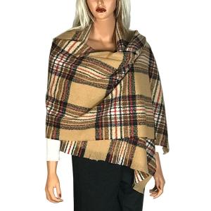 Wholesale 2558 - Plaid  Winter Shawls