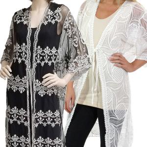 Wholesale 1C12, 9036, & 9312 <p>Vintage Lace Kimonos
