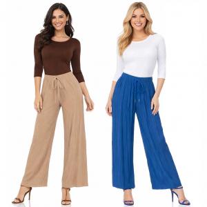 Wholesale 902T<p>Pleated Twill Pants