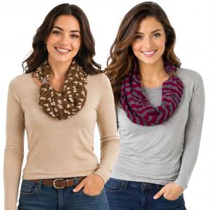 3130 <p>Cotton Touch </p><p>Magnetic Clasp Scarves</p>