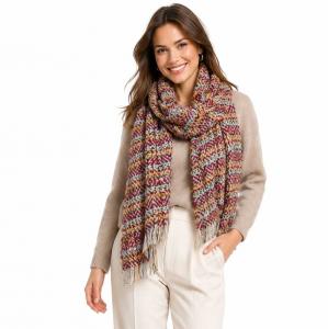 Wholesale 9540<p>Multi Color Tweed Scarves