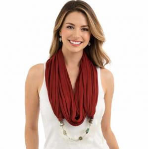 Wholesale 100<p> Cotton/Silk Jewelry Infinity Scarves