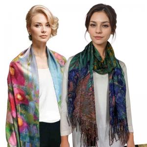 3196 
Sueded Microfiber 
Art Design Shawls 
(No Buttons)