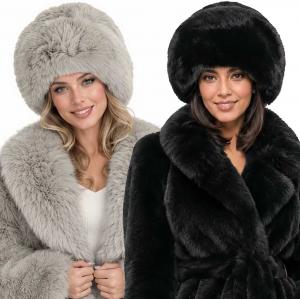 Wholesale 3201<p> Faux Rabbit Cossack Hats