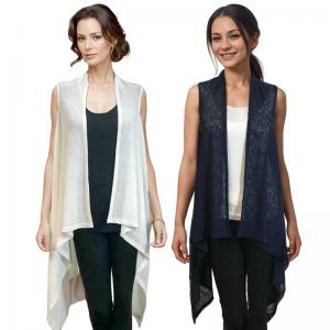 9718
Jersey Mesh Knit Vests
