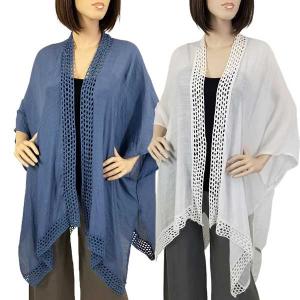 1597 <p> Crochet Border Cover Up<P>CLEARANCE SALE